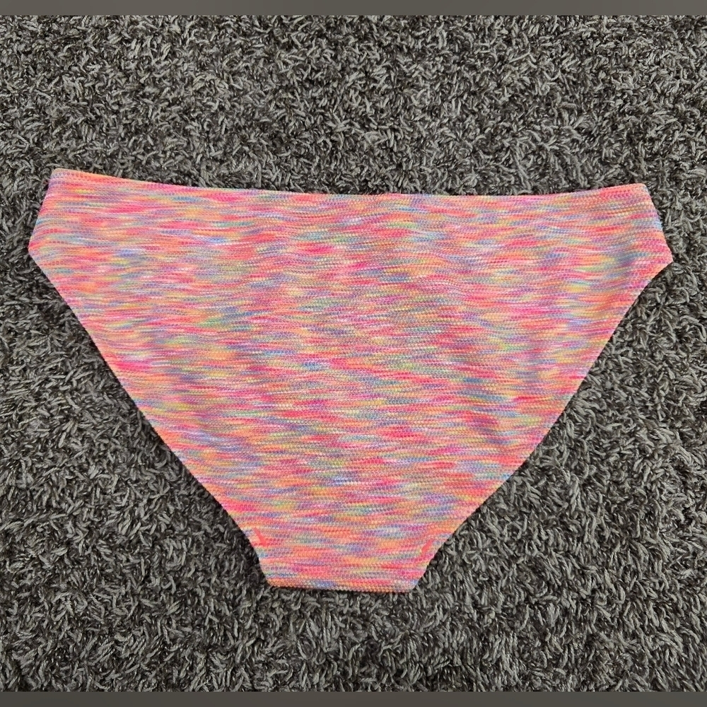 Aerie NWT Ribbed Multicolor Bikini Swim Bottom - Picture 3 of 4